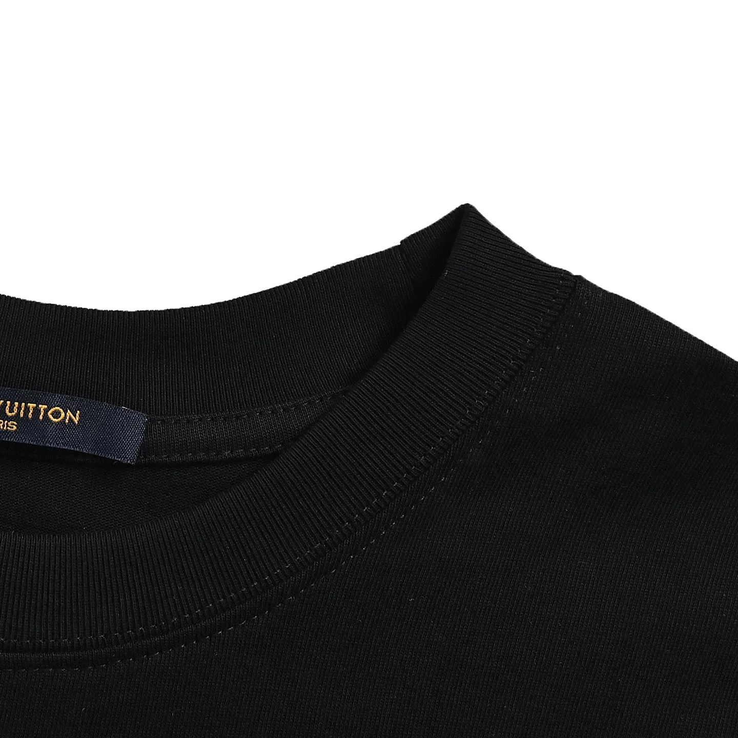 Louis Vuitton/Louis Vuitton 25ss three-ring old flower embroidered short sleeves